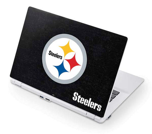 NFL Pittsburgh Steelers Distressed Acer Chromebook Skin