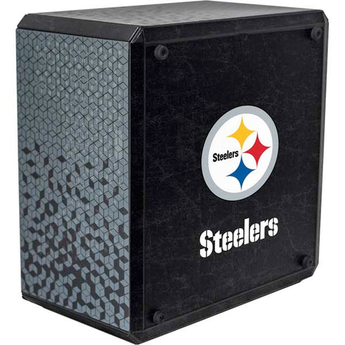 NFL Pittsburgh Steelers Distressed Cooler Master MasterBox Q300L Mini Tower Skin