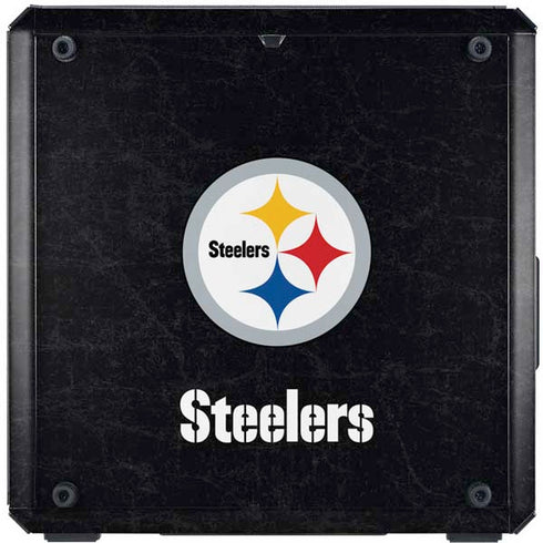 NFL Pittsburgh Steelers Distressed Cooler Master MasterBox Q300L Mini Tower Skin