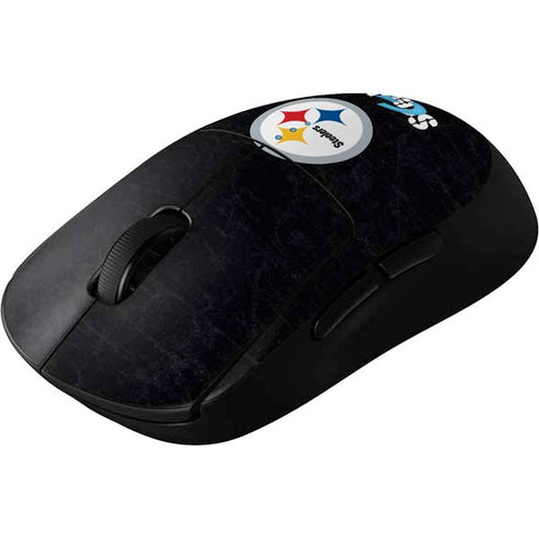 NFL Pittsburgh Steelers Distressed G Pro Wireless Gaming Mouse Skin