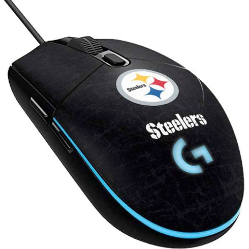 NFL Pittsburgh Steelers Distressed G203 Prodigy RGB Wired Gaming Mouse Skin