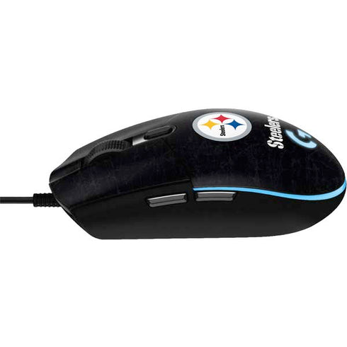 NFL Pittsburgh Steelers Distressed G203 Prodigy RGB Wired Gaming Mouse Skin