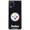 NFL Pittsburgh Steelers Distressed Galaxy A12 Clear Case