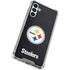 NFL Pittsburgh Steelers Distressed Galaxy A13 5G Clear Case