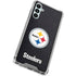 NFL Pittsburgh Steelers Distressed Galaxy A14 5G Clear Case