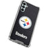 NFL Pittsburgh Steelers Distressed Galaxy A15 5G Clear Case
