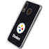 NFL Pittsburgh Steelers Distressed Galaxy A20 Clear Case