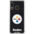 NFL Pittsburgh Steelers Distressed Galaxy A30 Clear Case