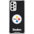 NFL Pittsburgh Steelers Distressed Galaxy A33 5G Clear Case