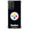 NFL Pittsburgh Steelers Distressed Galaxy A52 5G Clear Case