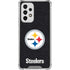 NFL Pittsburgh Steelers Distressed Galaxy A53 5G Clear Case