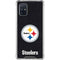 NFL Pittsburgh Steelers Distressed Galaxy A71 5G Clear Case