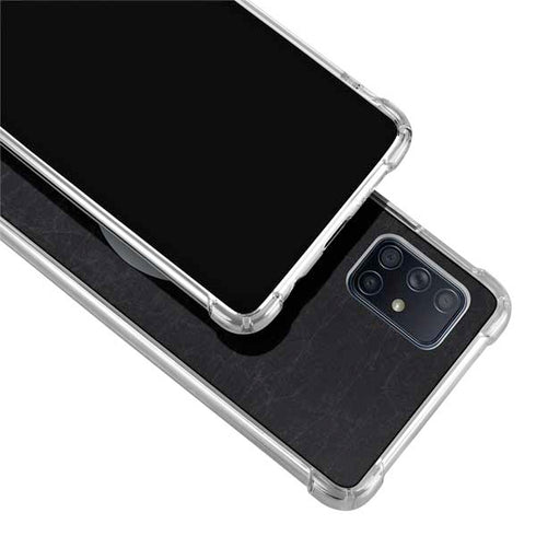 NFL Pittsburgh Steelers Distressed Galaxy A71 5G Clear Case