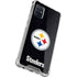 NFL Pittsburgh Steelers Distressed Galaxy A71 5G Clear Case