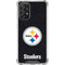 NFL Pittsburgh Steelers Distressed Galaxy A72 5G Clear Case