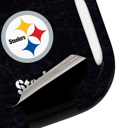 NFL Pittsburgh Steelers Distressed Galaxy Buds Pro Skin