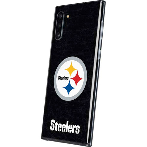 NFL Pittsburgh Steelers Distressed Galaxy Note 10 Skin