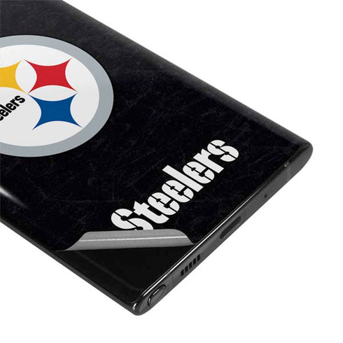 NFL Pittsburgh Steelers Distressed Galaxy Note 10 Skin