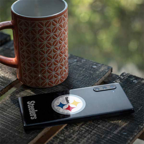 NFL Pittsburgh Steelers Distressed Galaxy Note 10 Skin