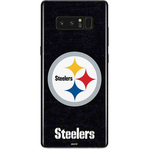 NFL Pittsburgh Steelers Distressed Galaxy Note 8 Skin