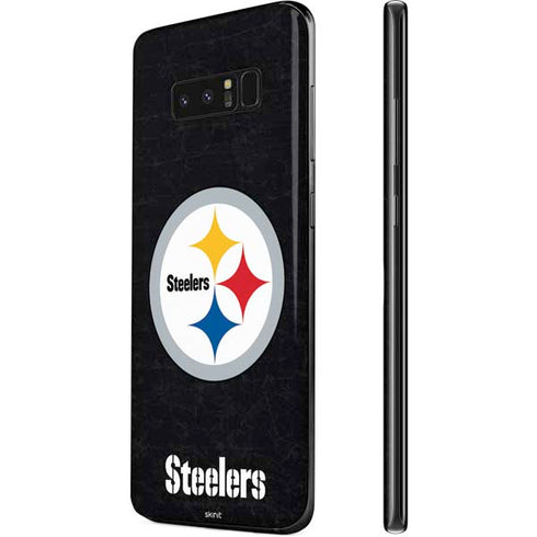 NFL Pittsburgh Steelers Distressed Galaxy Note 8 Skin