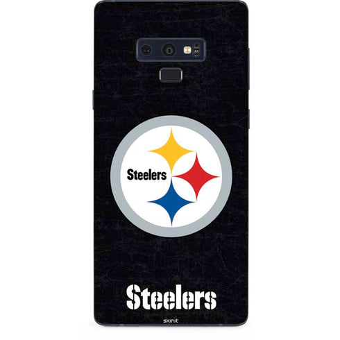 NFL Pittsburgh Steelers Distressed Galaxy Note 9 Skin
