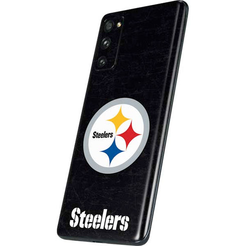 NFL Pittsburgh Steelers Distressed Galaxy S20 Fan Edition Skin