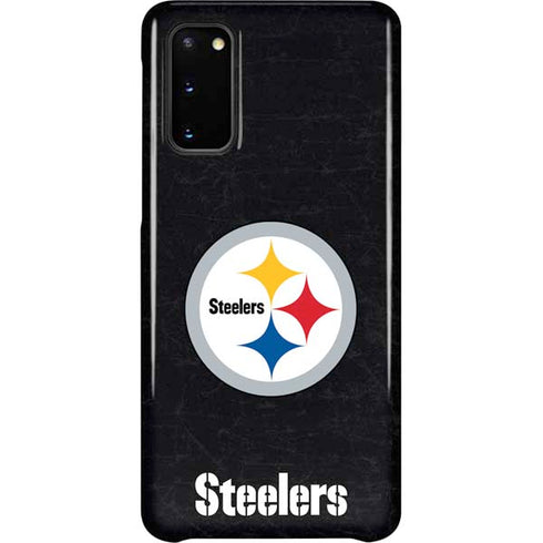 NFL Pittsburgh Steelers Distressed Galaxy S20 Lite Case
