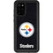 NFL Pittsburgh Steelers Distressed Galaxy S20 Plus Waterproof Case