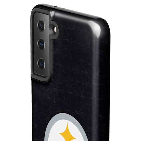NFL Pittsburgh Steelers Distressed Galaxy S21 Plus 5G Pro Case