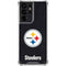 NFL Pittsburgh Steelers Distressed Galaxy S21 Ultra 5G Clear Case