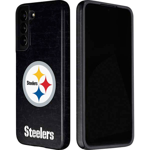 NFL Pittsburgh Steelers Distressed Galaxy S22 Plus Pro Case