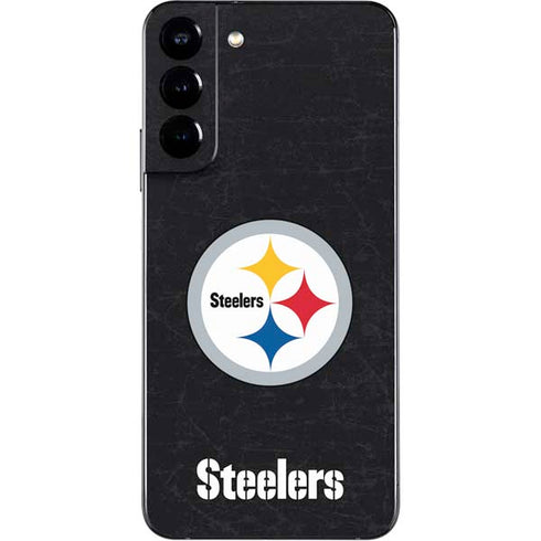 NFL Pittsburgh Steelers Distressed Galaxy S22 Plus Skin