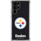 NFL Pittsburgh Steelers Distressed Galaxy S22 Ultra Clear Case