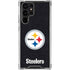 NFL Pittsburgh Steelers Distressed Galaxy S22 Ultra Clear Case