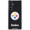 NFL Pittsburgh Steelers Distressed Galaxy S23 FE Clear Case