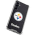 NFL Pittsburgh Steelers Distressed Galaxy S23 FE Clear Case