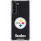 NFL Pittsburgh Steelers Distressed Galaxy S23 Plus Clear Case