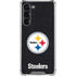 NFL Pittsburgh Steelers Distressed Galaxy S23 Plus Clear Case