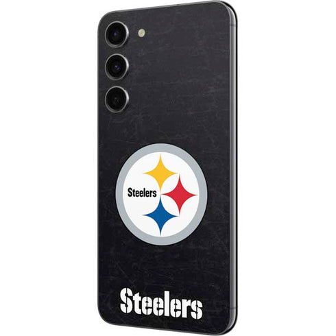 NFL Pittsburgh Steelers Distressed Galaxy S23 Plus Skin