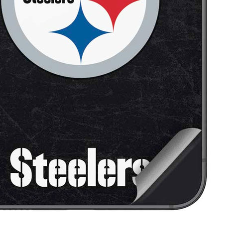 NFL Pittsburgh Steelers Distressed Galaxy S23 Plus Skin