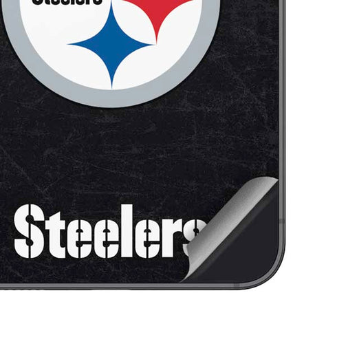 NFL Pittsburgh Steelers Distressed Galaxy S23 Skin