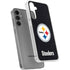NFL Pittsburgh Steelers Distressed Galaxy S24 Plus Clear Case
