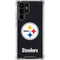 NFL Pittsburgh Steelers Distressed Galaxy S24 Ultra Clear Case