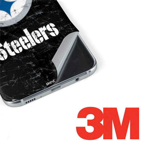 NFL Pittsburgh Steelers Distressed Galaxy S8 Skin