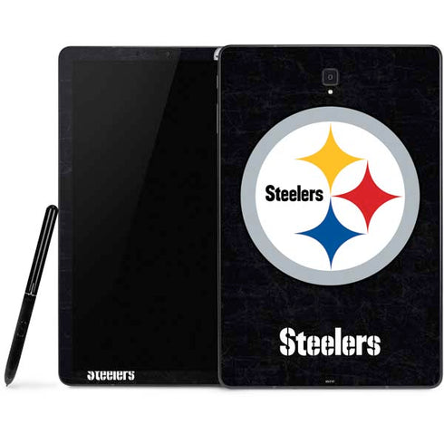 NFL Pittsburgh Steelers Distressed Samsung Galaxy Tab Skin