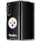 NFL Pittsburgh Steelers Distressed Galaxy Z Fold4 5G Clear Case