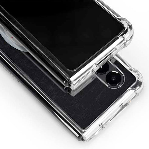 NFL Pittsburgh Steelers Distressed Galaxy Z Fold4 5G Clear Case