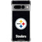 NFL Pittsburgh Steelers Distressed Google Pixel 7 Pro Clear Case