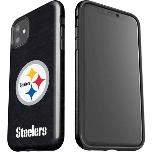 NFL Pittsburgh Steelers Distressed iPhone 11 Impact Case